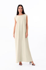 Bundle Yasmina Abaya with Beige Dress